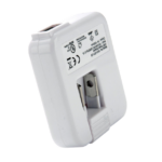 USB Mains plug charger US - White