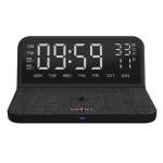 TQ-1 Digital Alarm Clock & Qi Wireless Charger